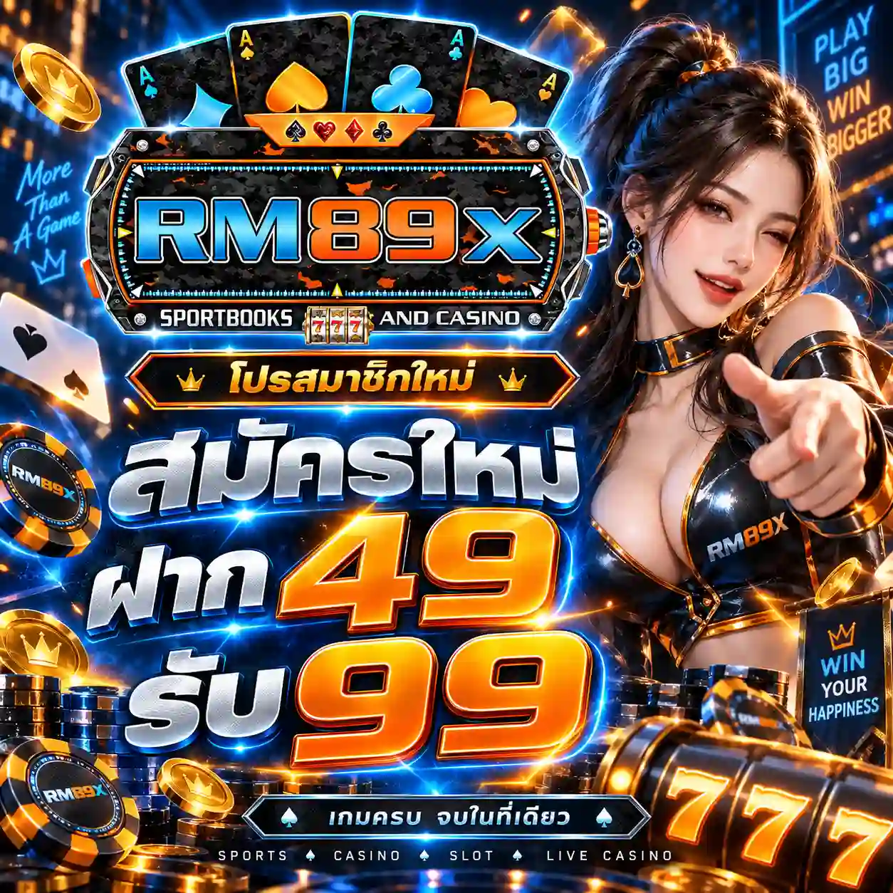 RM89X ขุมทรัพย์สล็อตค่ายใหญ่ตัวจริง